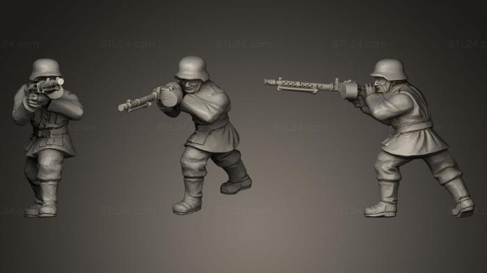 Military figurines (Toy Soldier, STKW_0080) 3D models for cnc